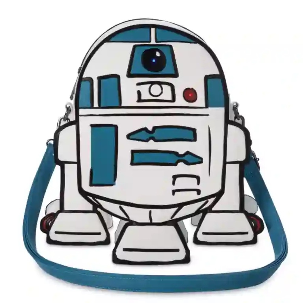 Disney Parks Star Wars R2D2 Loungefly Light-up Crossbody Bag